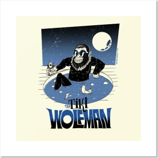 Tiki Wolfman Posters and Art